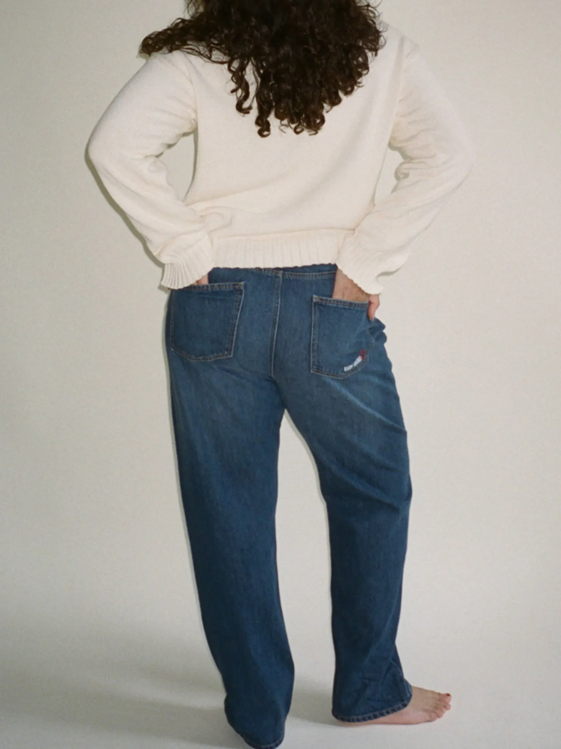 Relaxed Jeans Dark Blue - Tall
