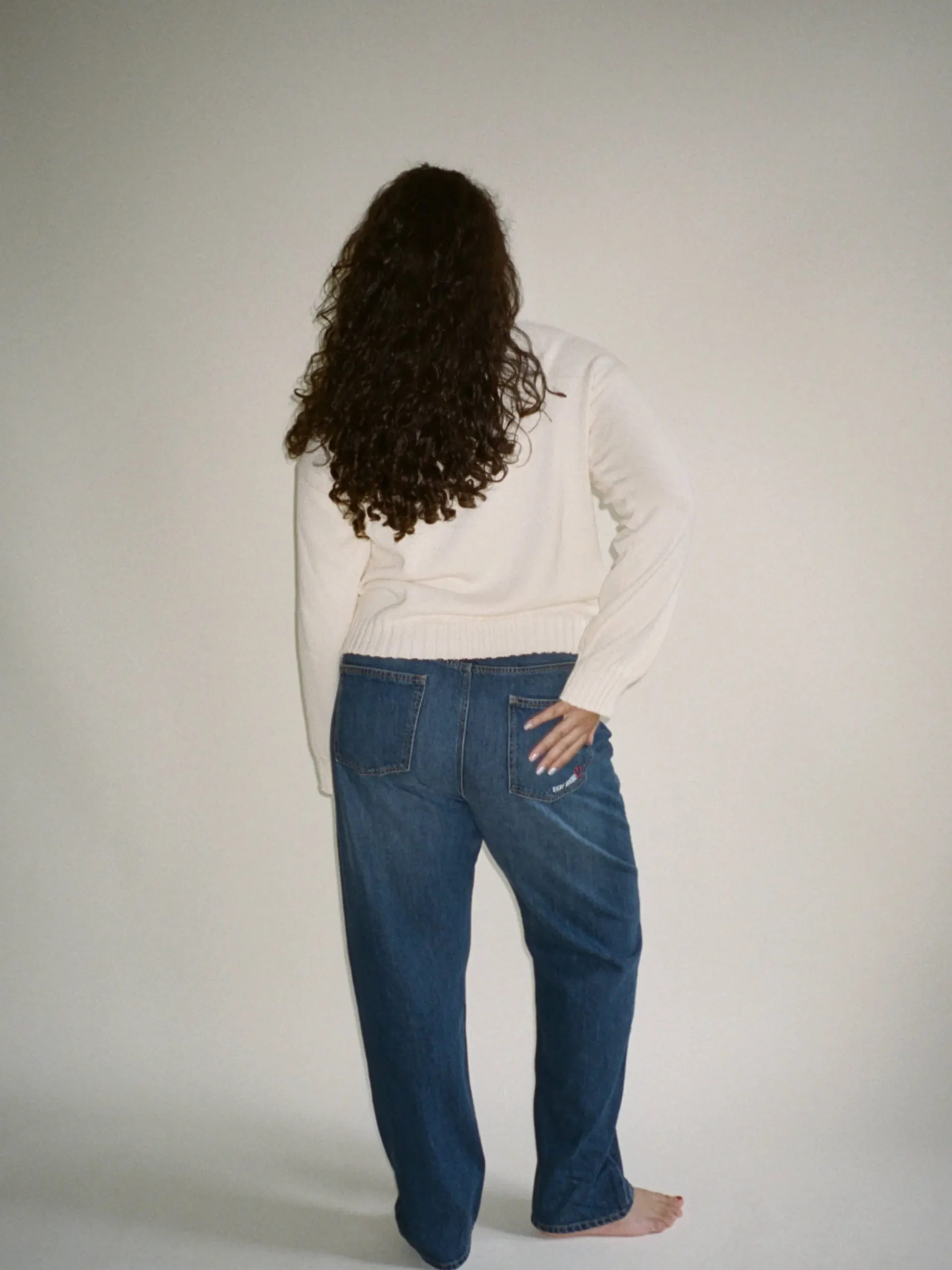 Relaxed Jeans Dark Blue - Tall