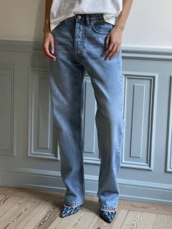 Relaxed Jeans Washed Blue - Tall