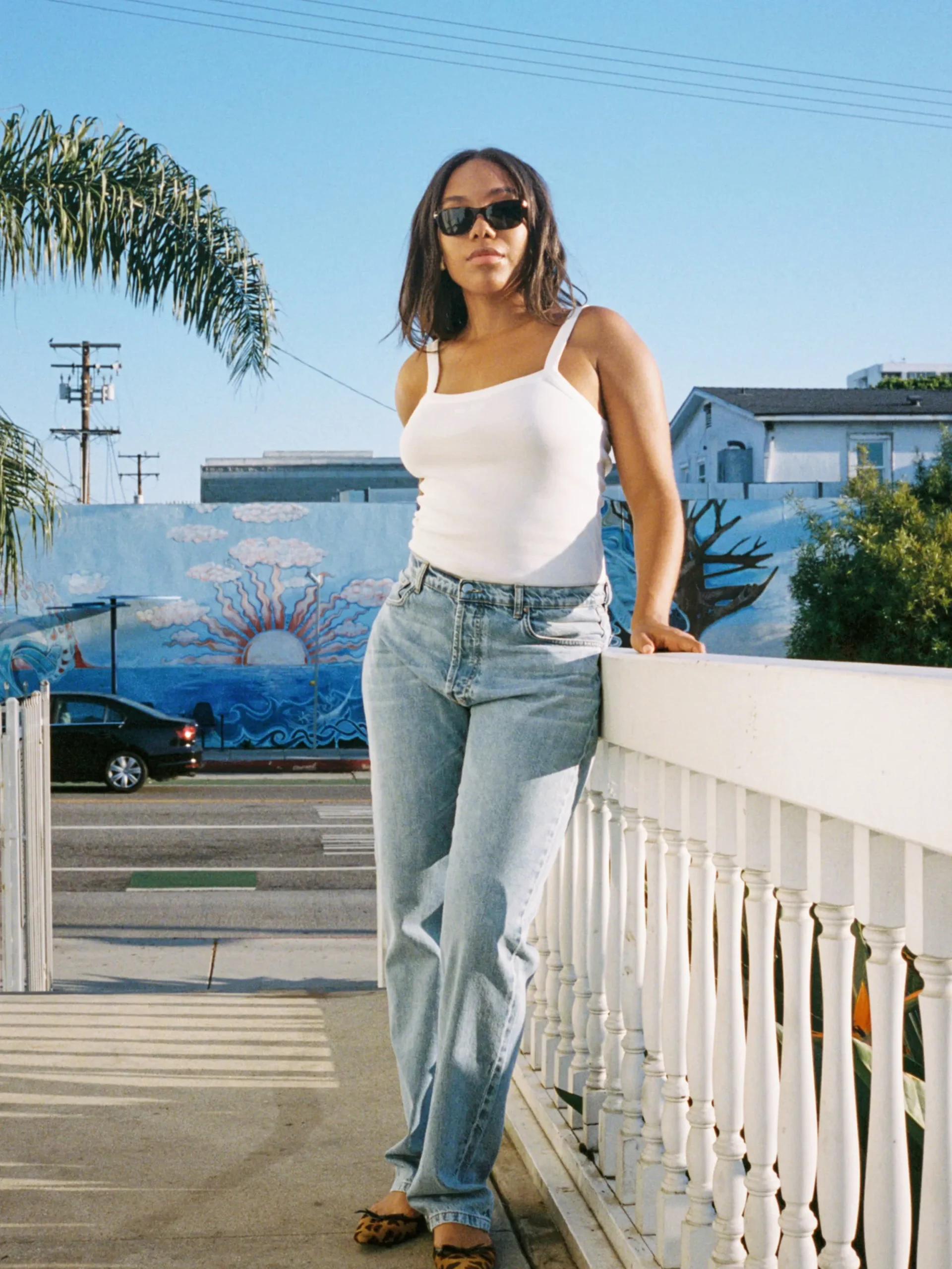 Relaxed Jeans Washed Blue - Tall