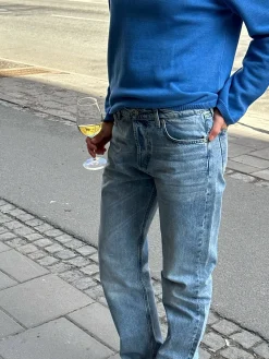 Relaxed Jeans Washed Blue - Tall