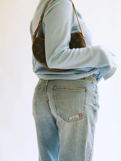 Relaxed Jeans Washed Blue