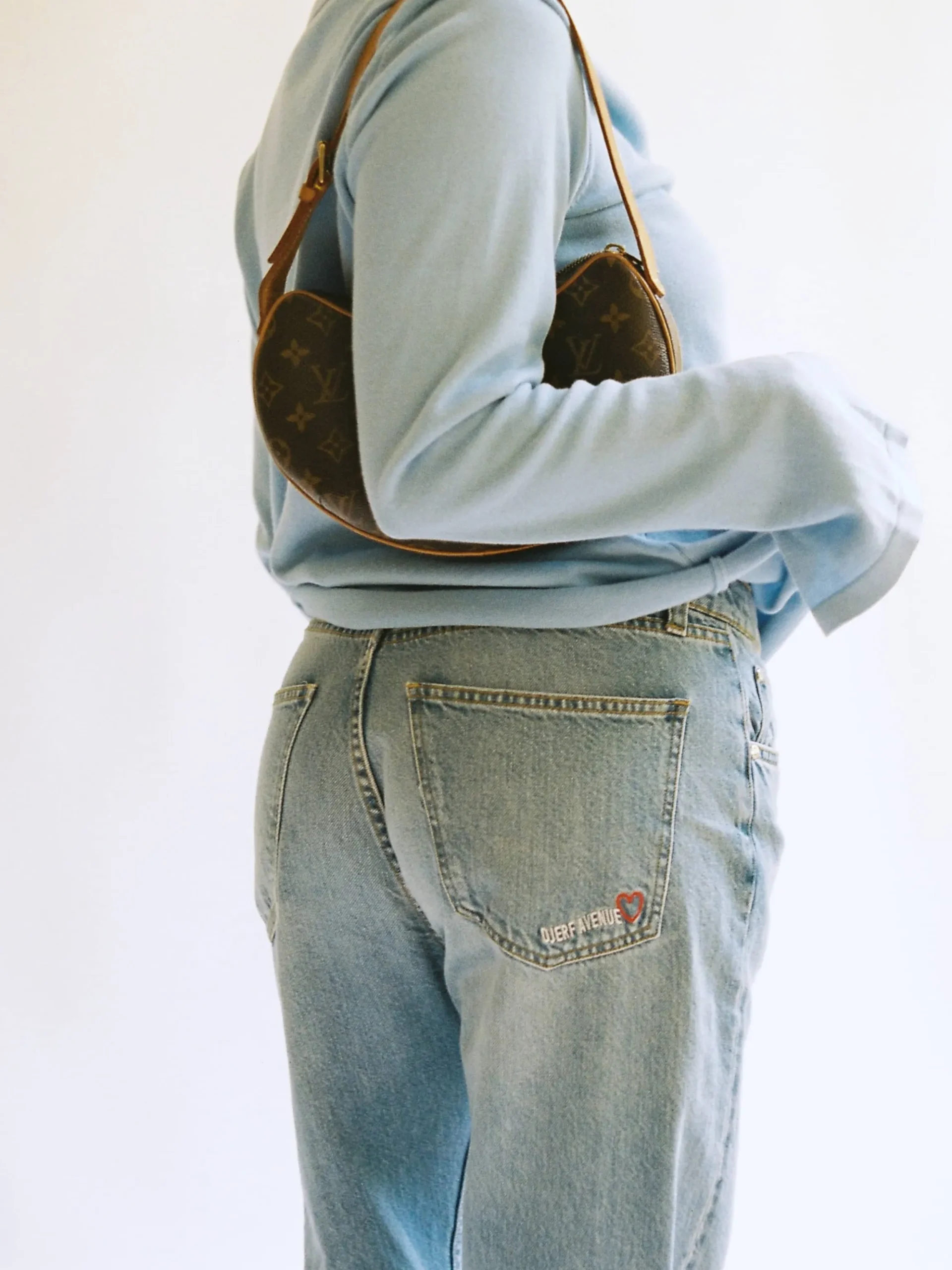 Relaxed Jeans Washed Blue