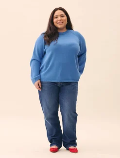 Roundneck Sweater Sky Blue
