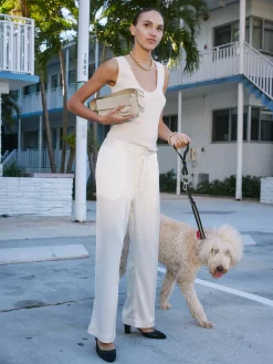 Satin Pants Ivory