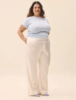 Satin Pants Ivory