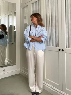 Satin Pants Ivory