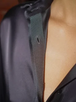 Satin Shirt Anthracite