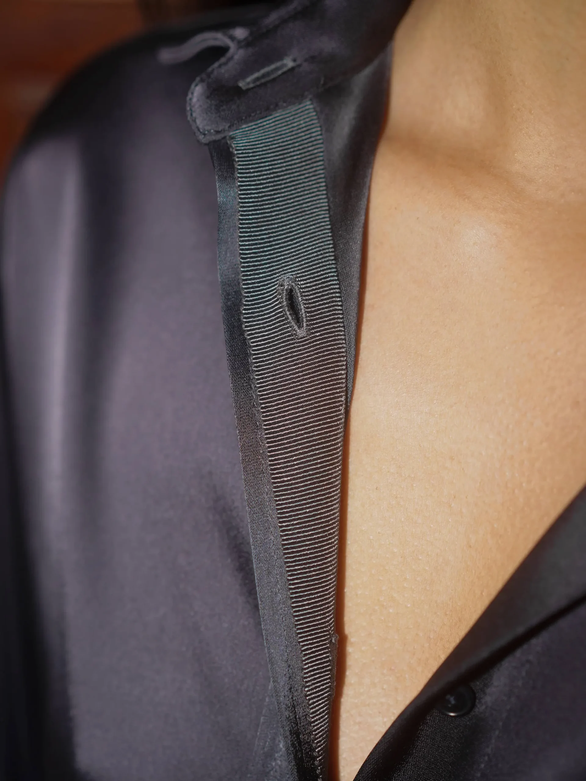 Satin Shirt Anthracite