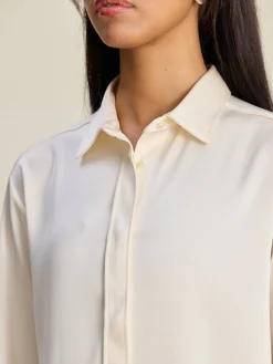 Satin Shirt Ivory