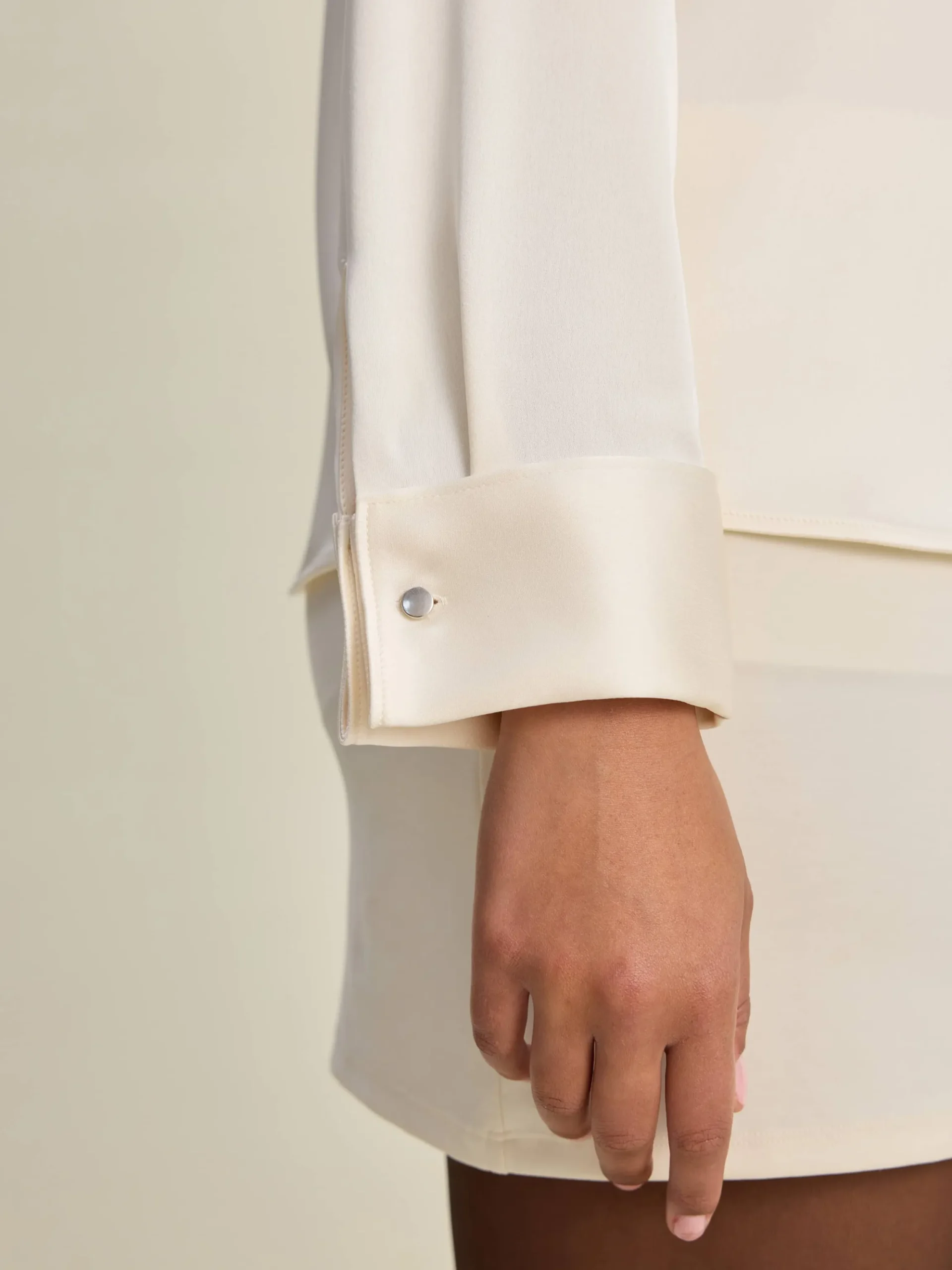 Satin Shirt Ivory