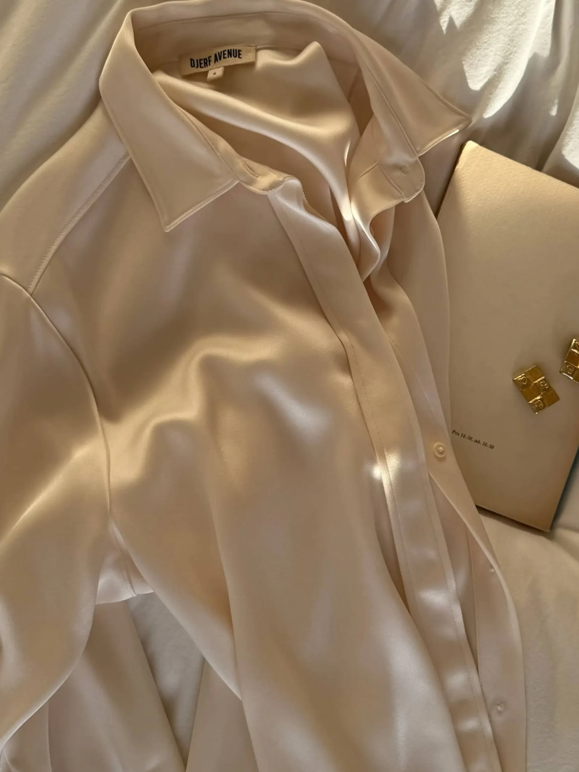 Satin Shirt Ivory