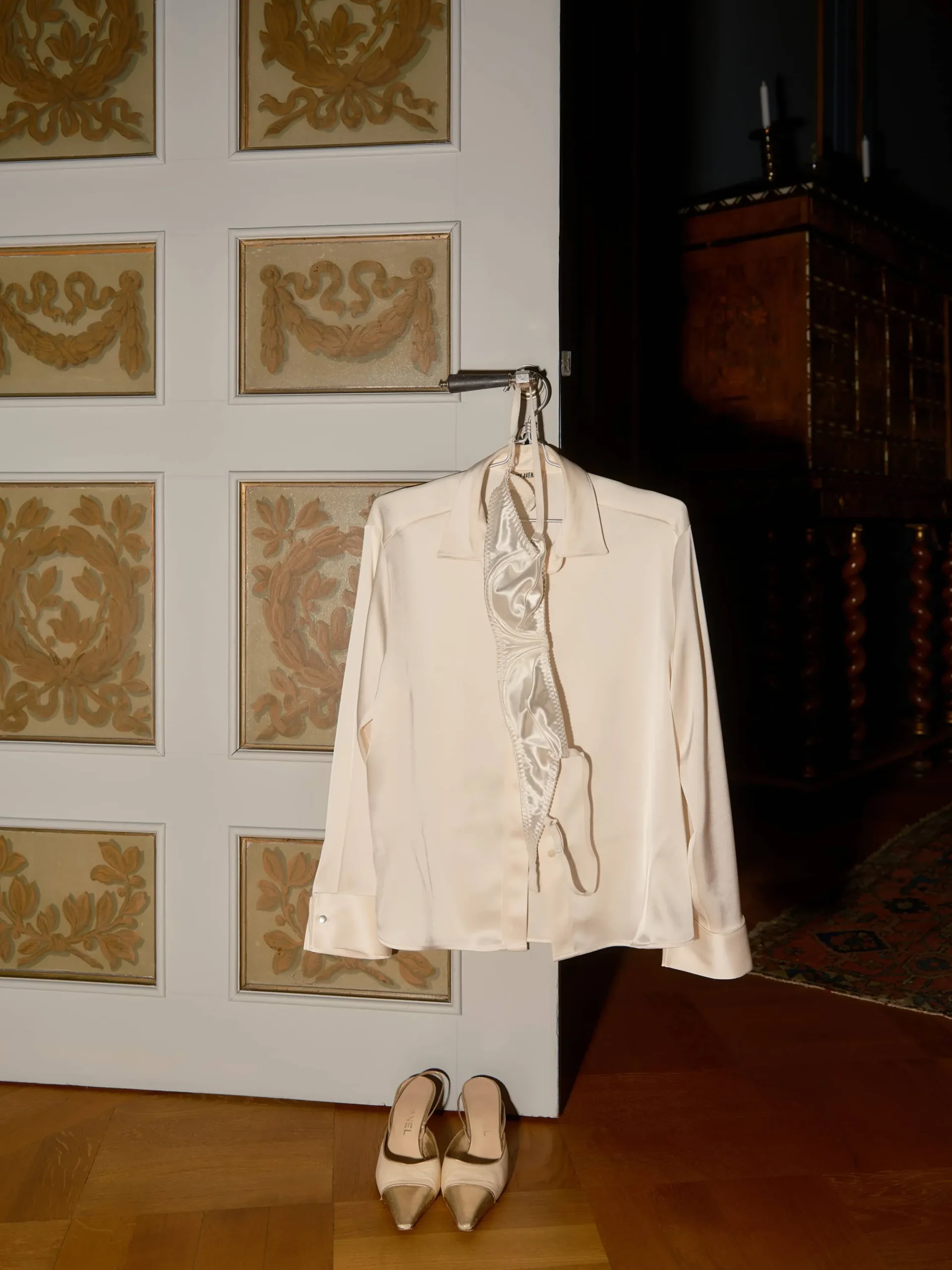 Satin Shirt Ivory