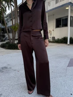 Satin Viscose Pants