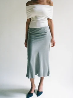 Selenite Off Shoulder Top Cream
