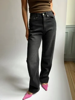 Straight Jeans Black