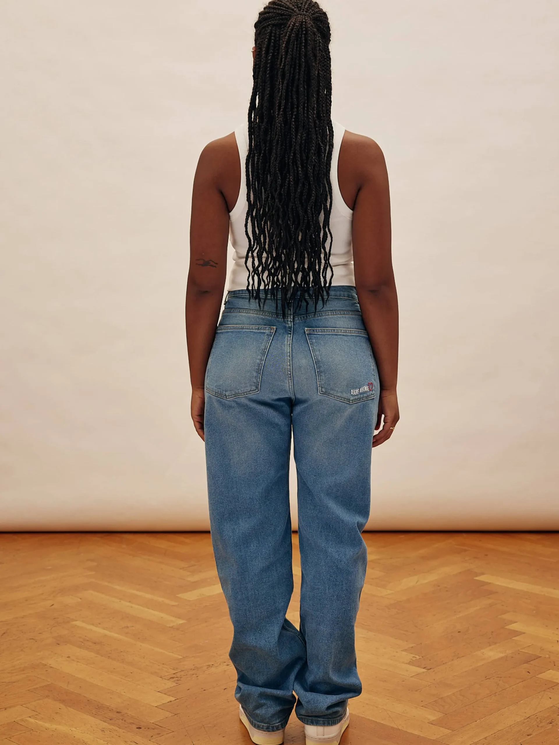 Straight Jeans Mid Blue