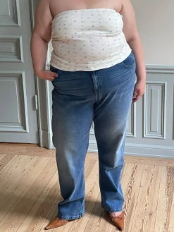 Straight Jeans Mid Blue