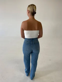 Straight Jeans Mid Blue