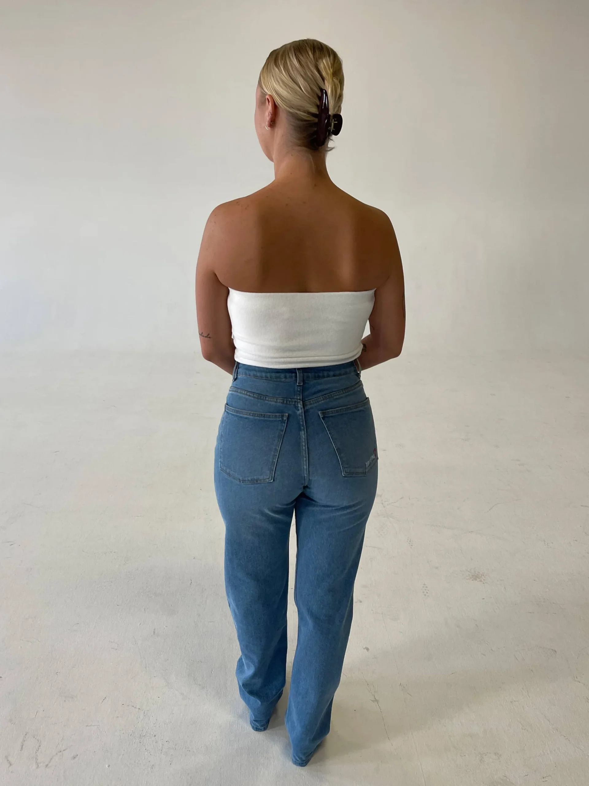 Straight Jeans Mid Blue