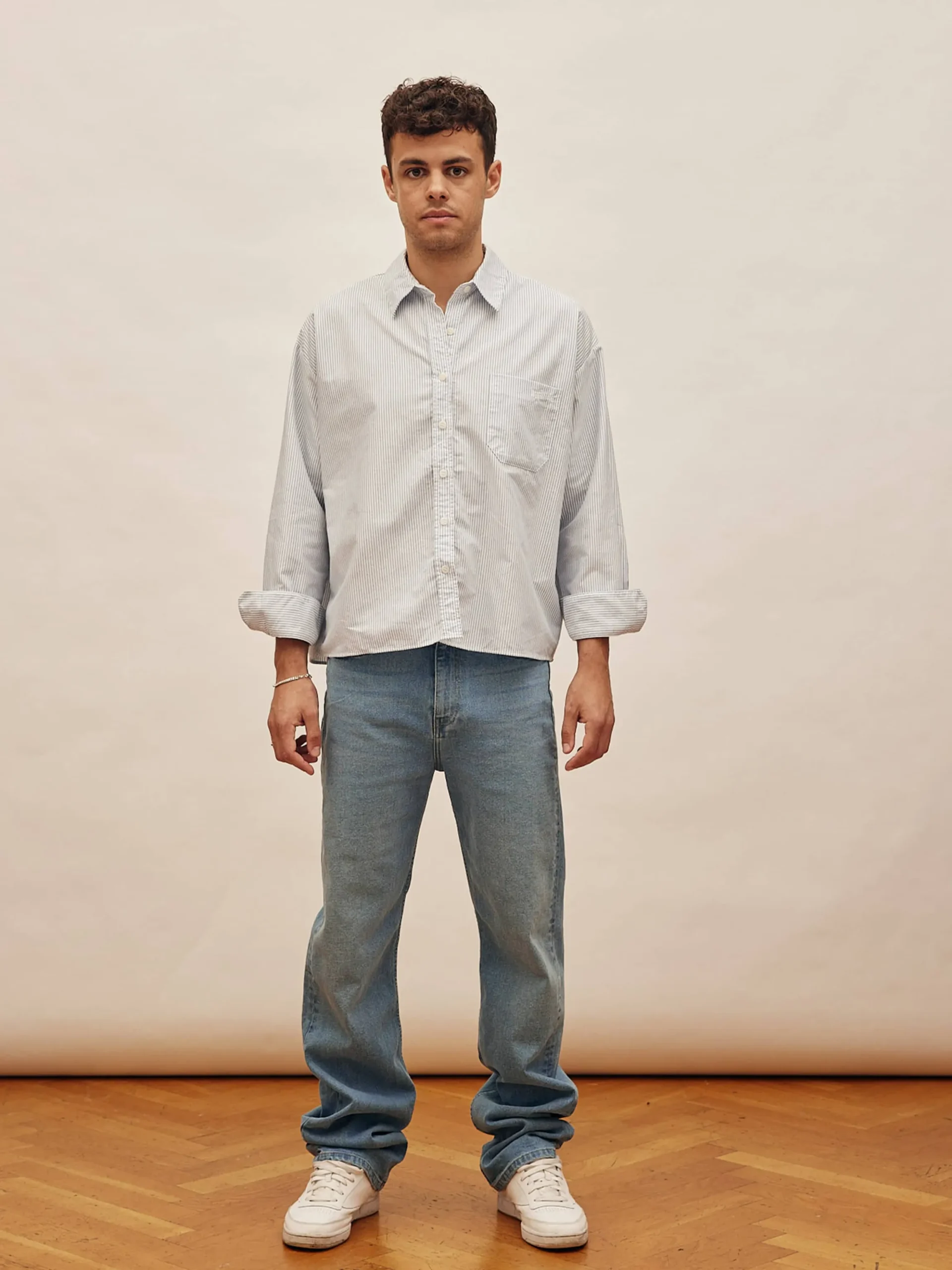 Straight Jeans Mid Blue - Tall