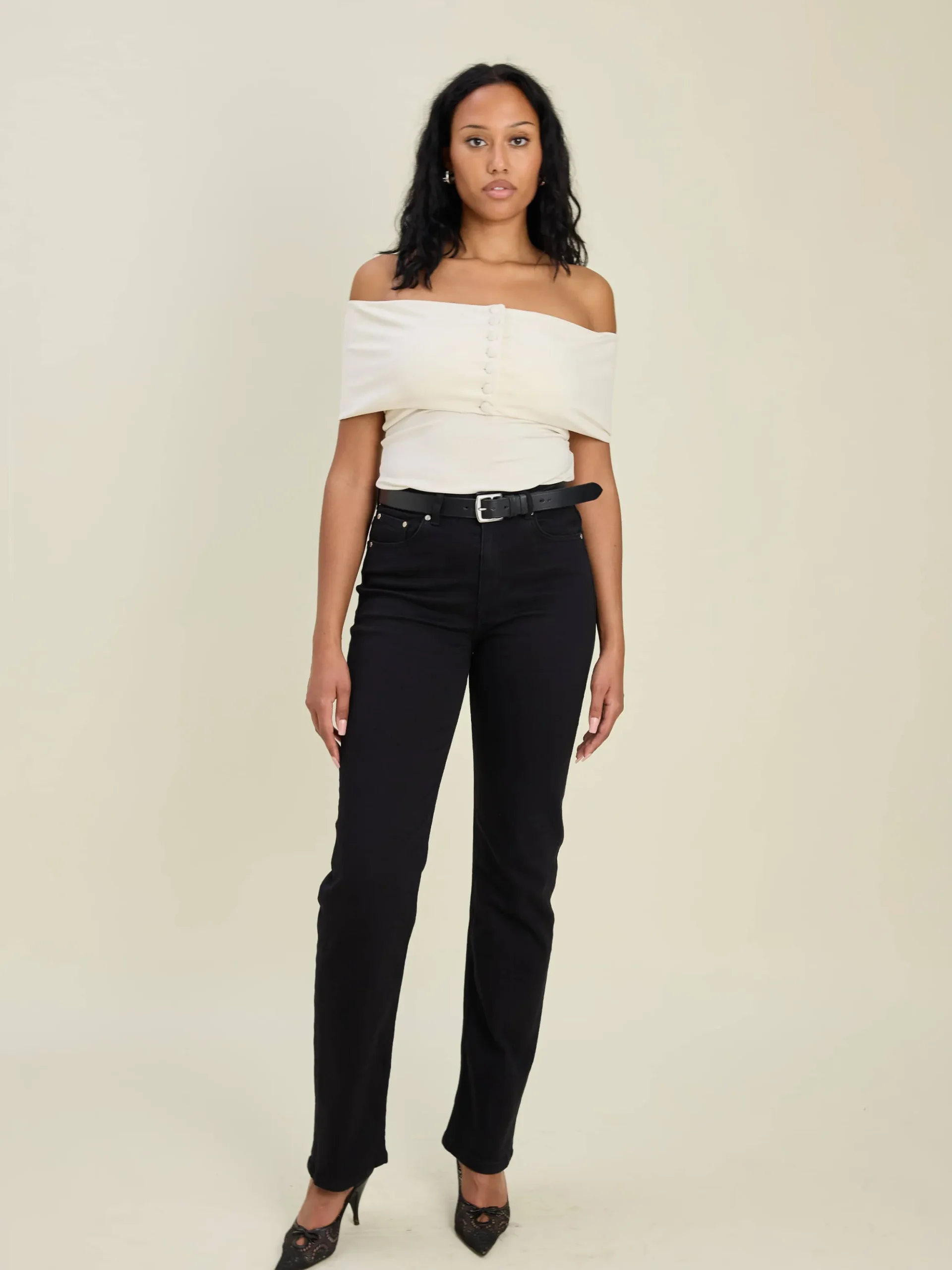 Straight Jeans Midnight Black
