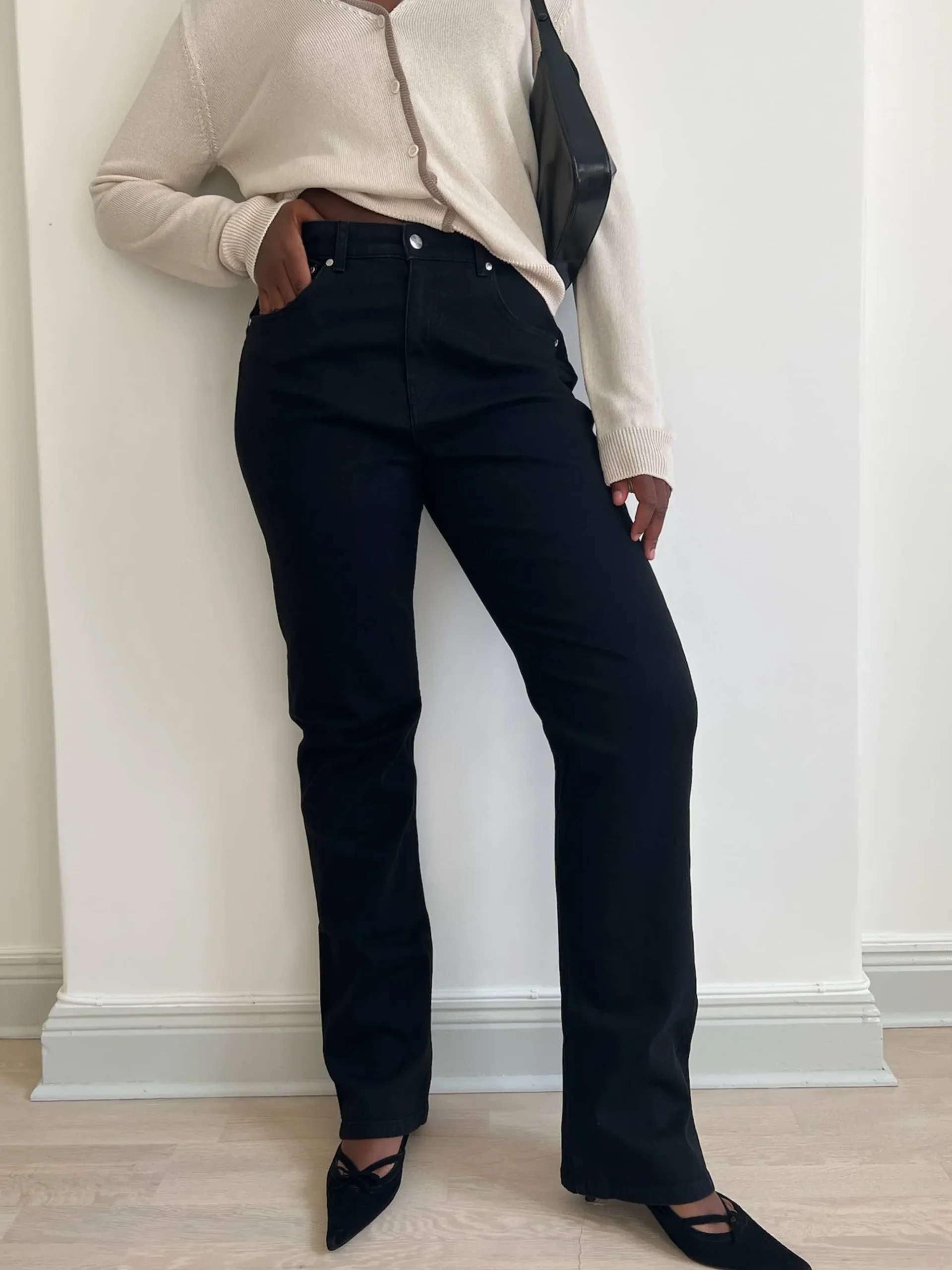 Straight Jeans Midnight Black - Tall