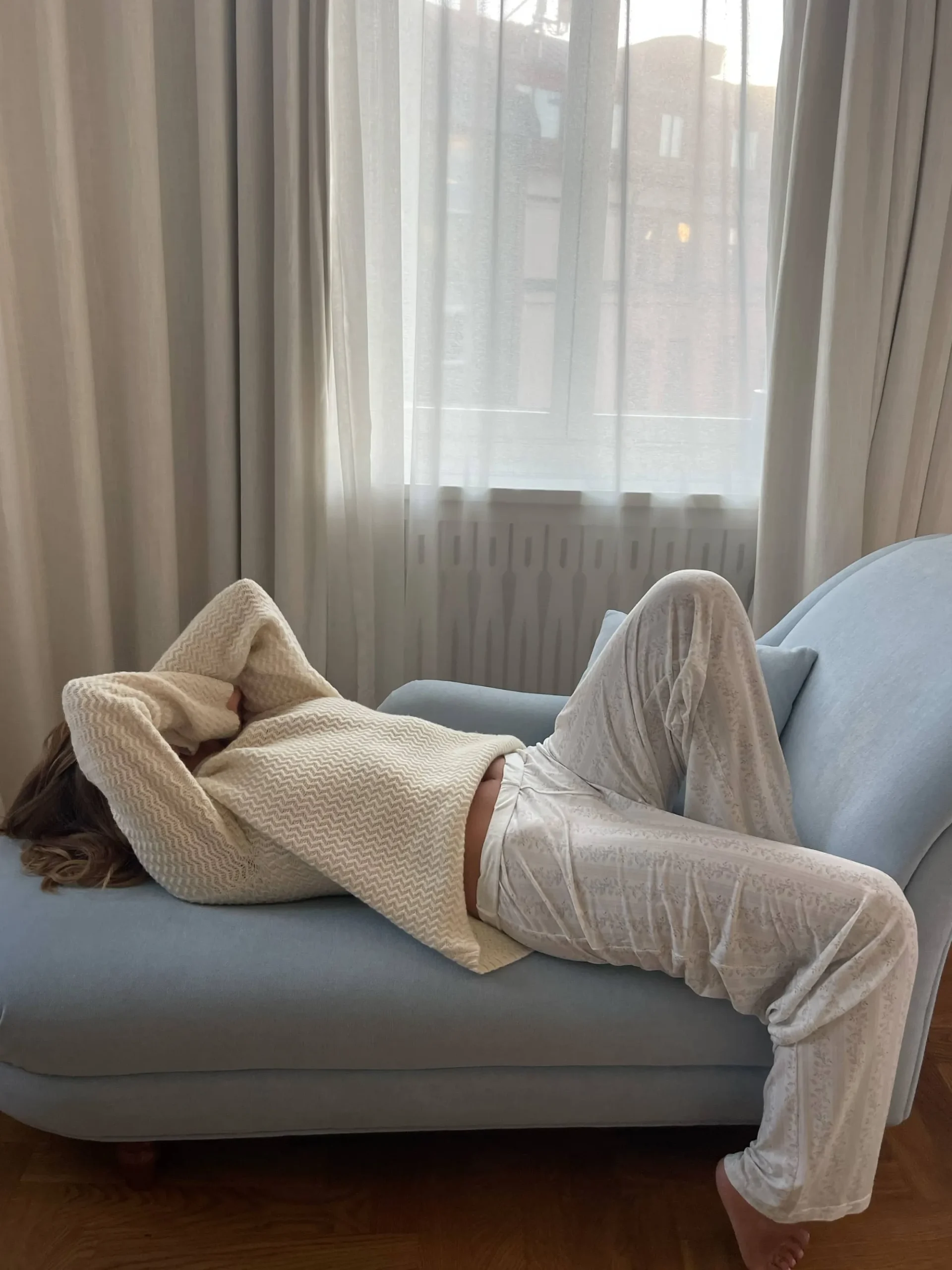 Structured Wool Sweater Cream