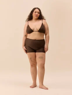 Triangle Bikini Top Cocoa
