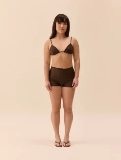 Triangle Bikini Top Cocoa