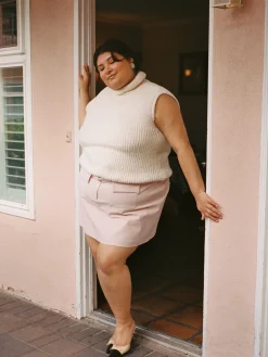Turtleneck Top Cream