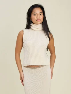 Turtleneck Top Cream