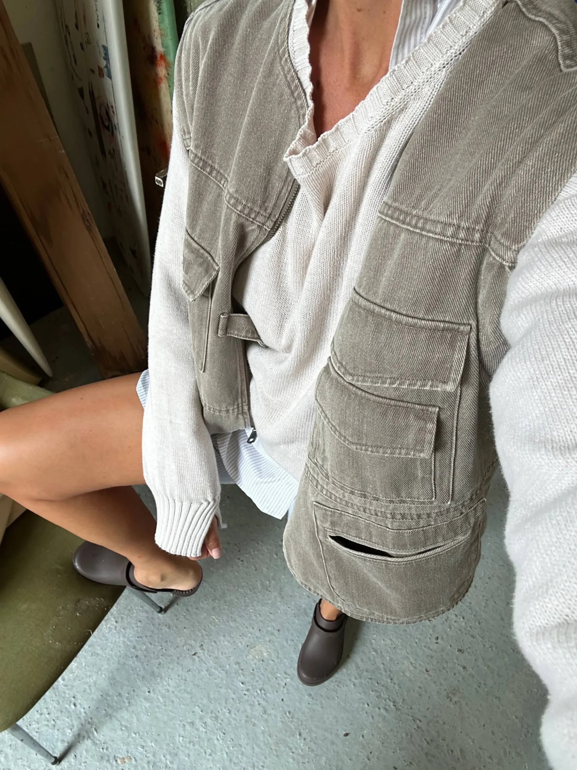 Utility Jacket Brown