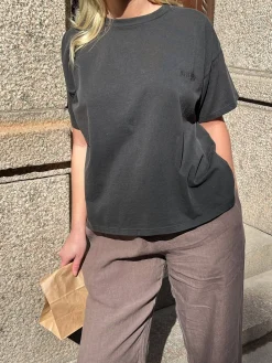 Washed T-shirt Washed Black